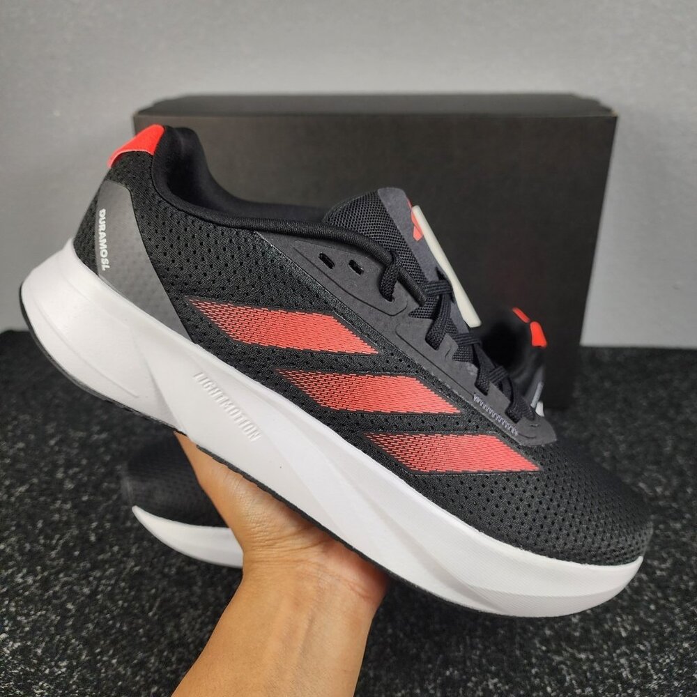 NEW Adidas Duramo Running Athletic Shoes Men's Size 11 Crimson Black Training